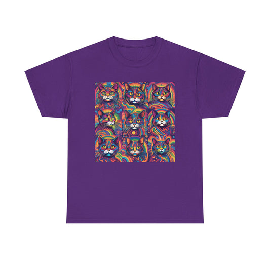 Psychedelic Cats T-shirt