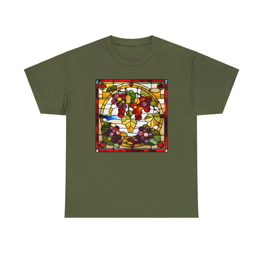 Grapes Stained Glass T-shirt