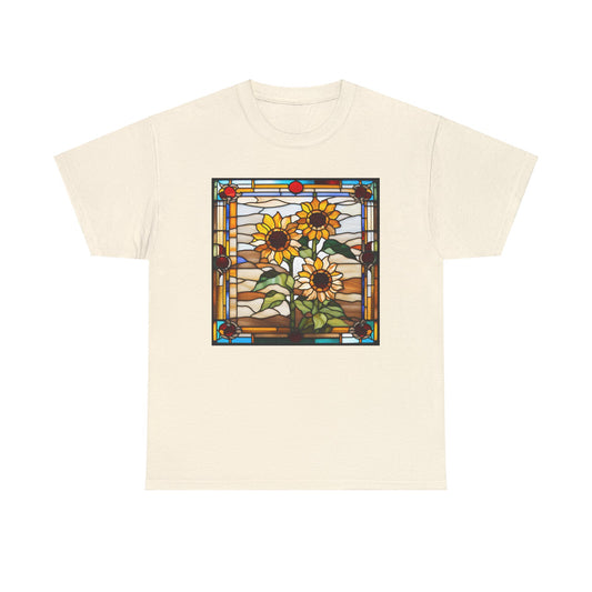 Sunflowers Stained Glass T-shirt