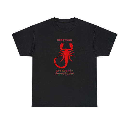 Scorpion with Scientific Names T-shirt