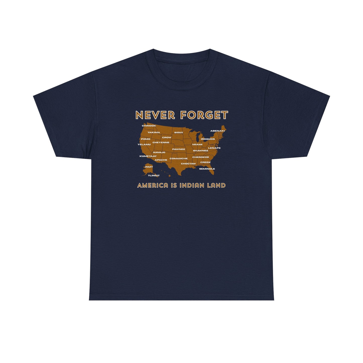 Never Forget - America is Indian Land T-shirt
