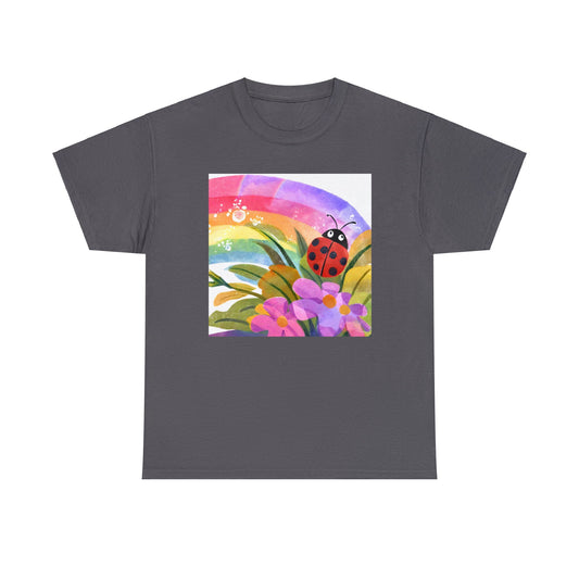 Ladybug in Garden v3 T-shirt