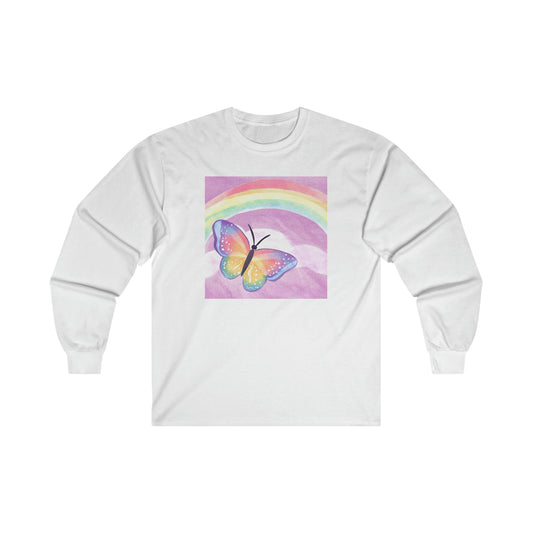 Butterfly Rainbow - Long Sleeve Tee