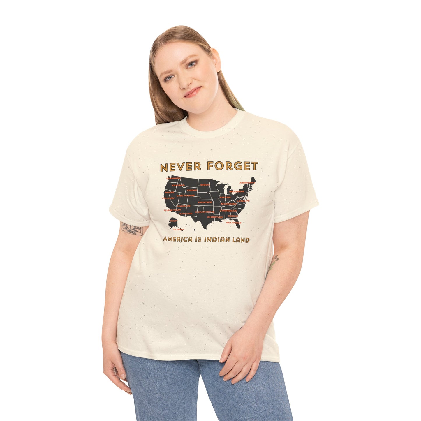 Never Forget - America is Indian Land T-shirt