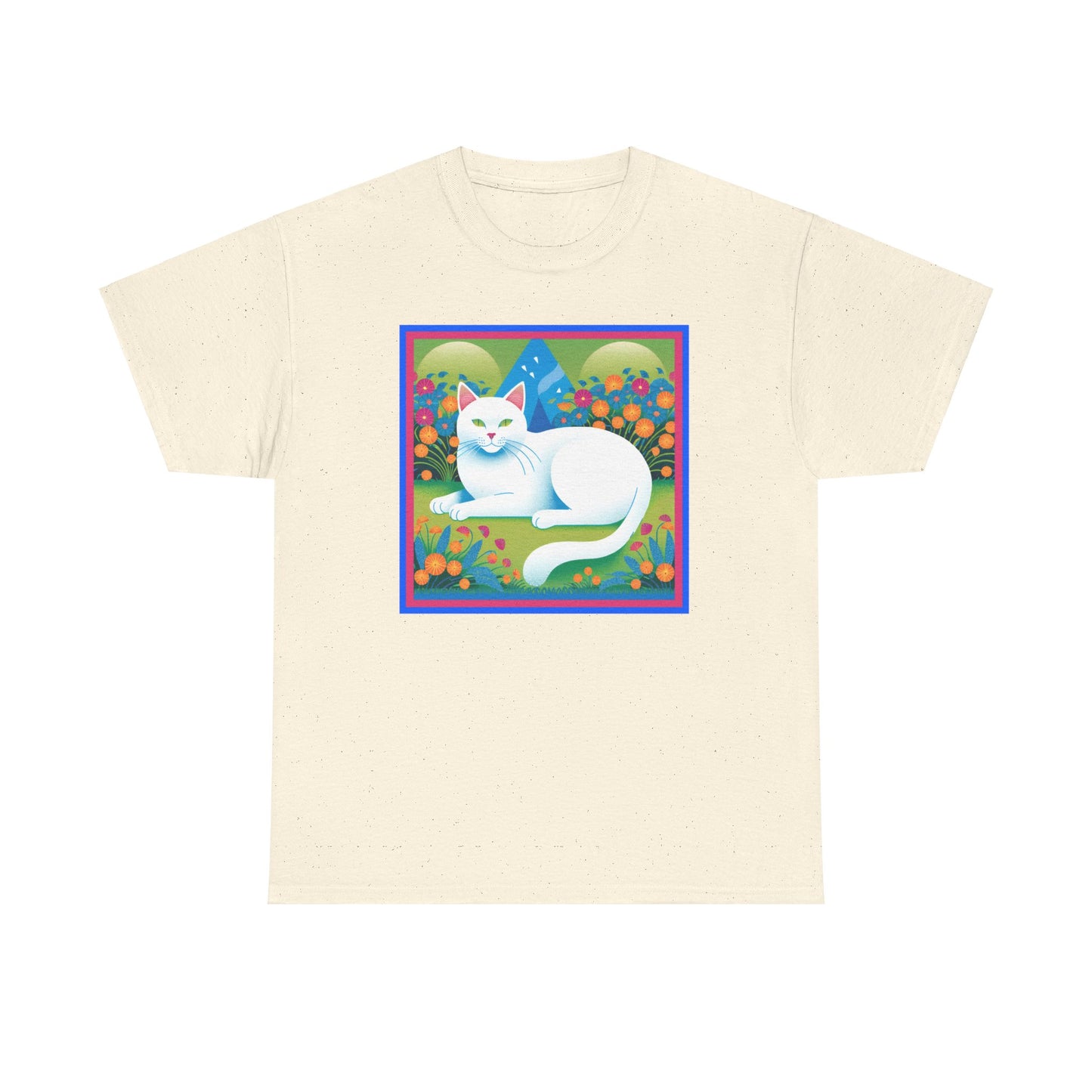 White Cat Retro v2 T-shirt