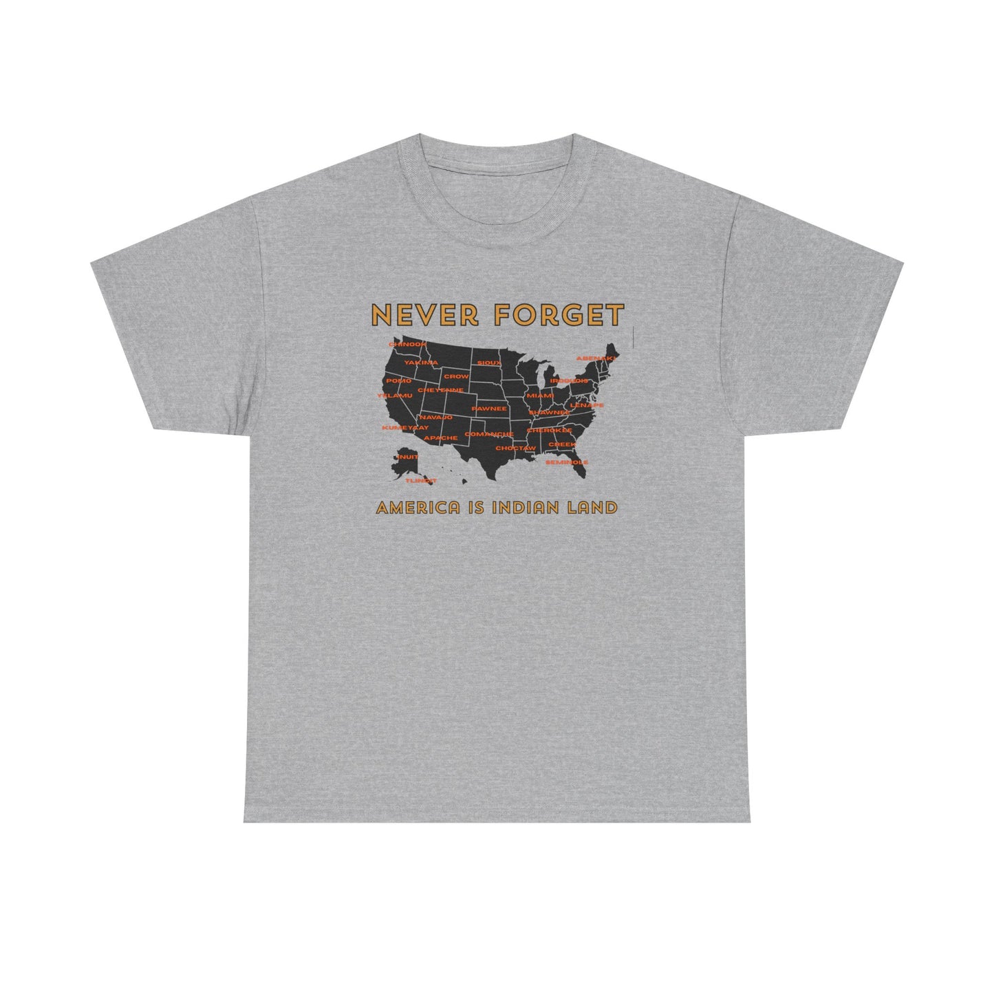 Never Forget - America is Indian Land T-shirt