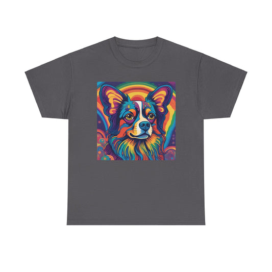 Psychedelic Papillon (AKA Continental Toy Spaniel) T-shirt