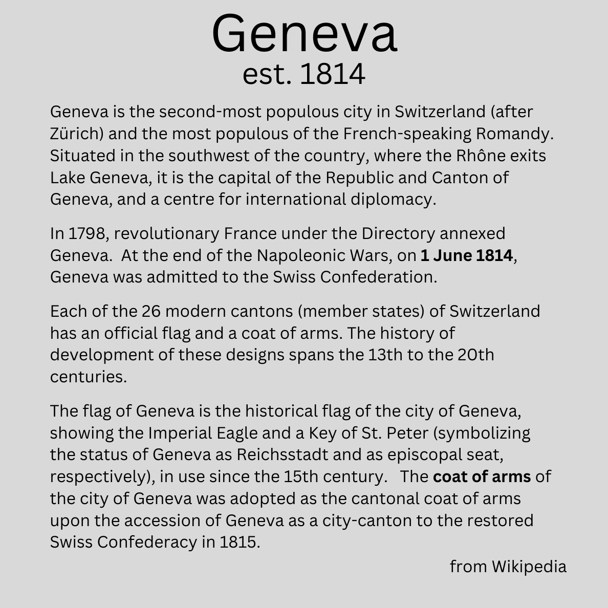 Geneva Switzerland - Long Sleeve Tee