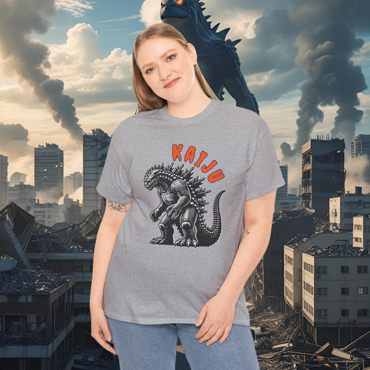 Kaiju (B&W) T-shirt