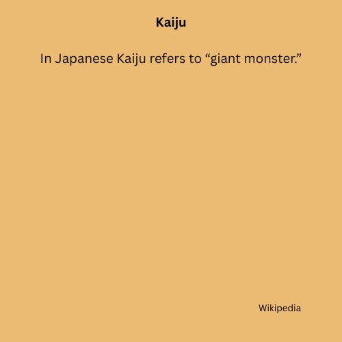 Kaiju T-shirt
