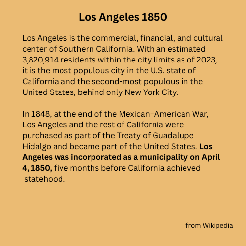 Los Angeles 1850 T-shirt