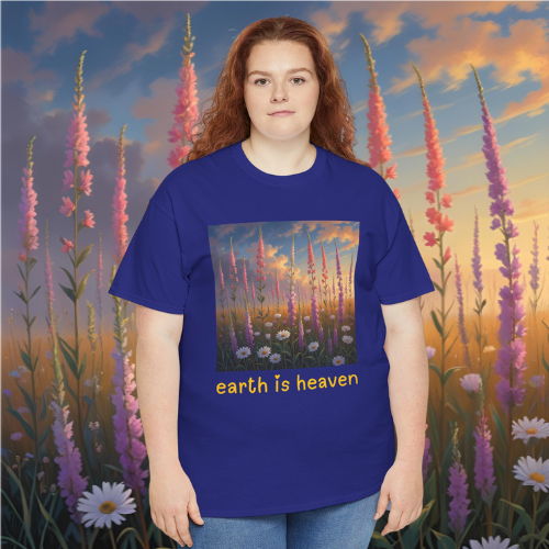 earth is heaven v3 T-shirt