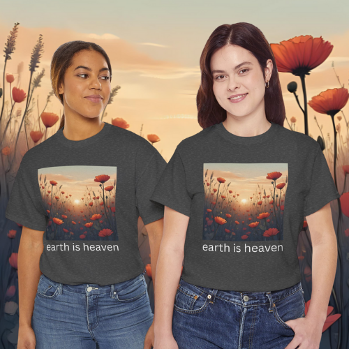 earth is heaven v4 T-shirt