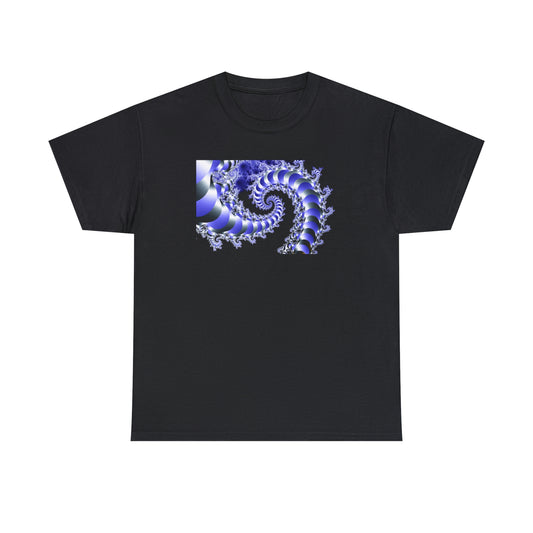 Blue Mandelbrot Set T-shirt