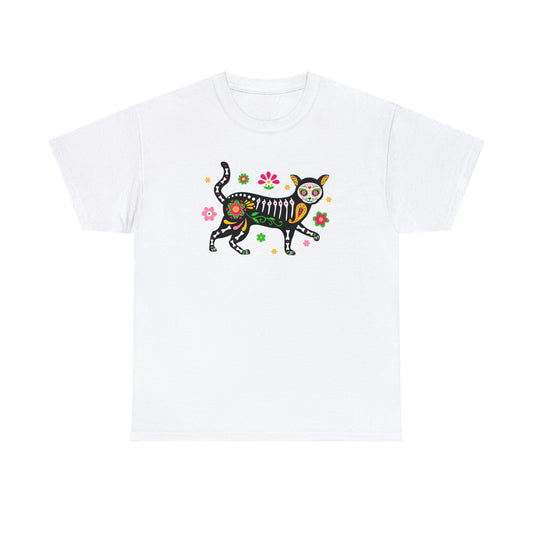 Day of the Dead Cat T-shirt