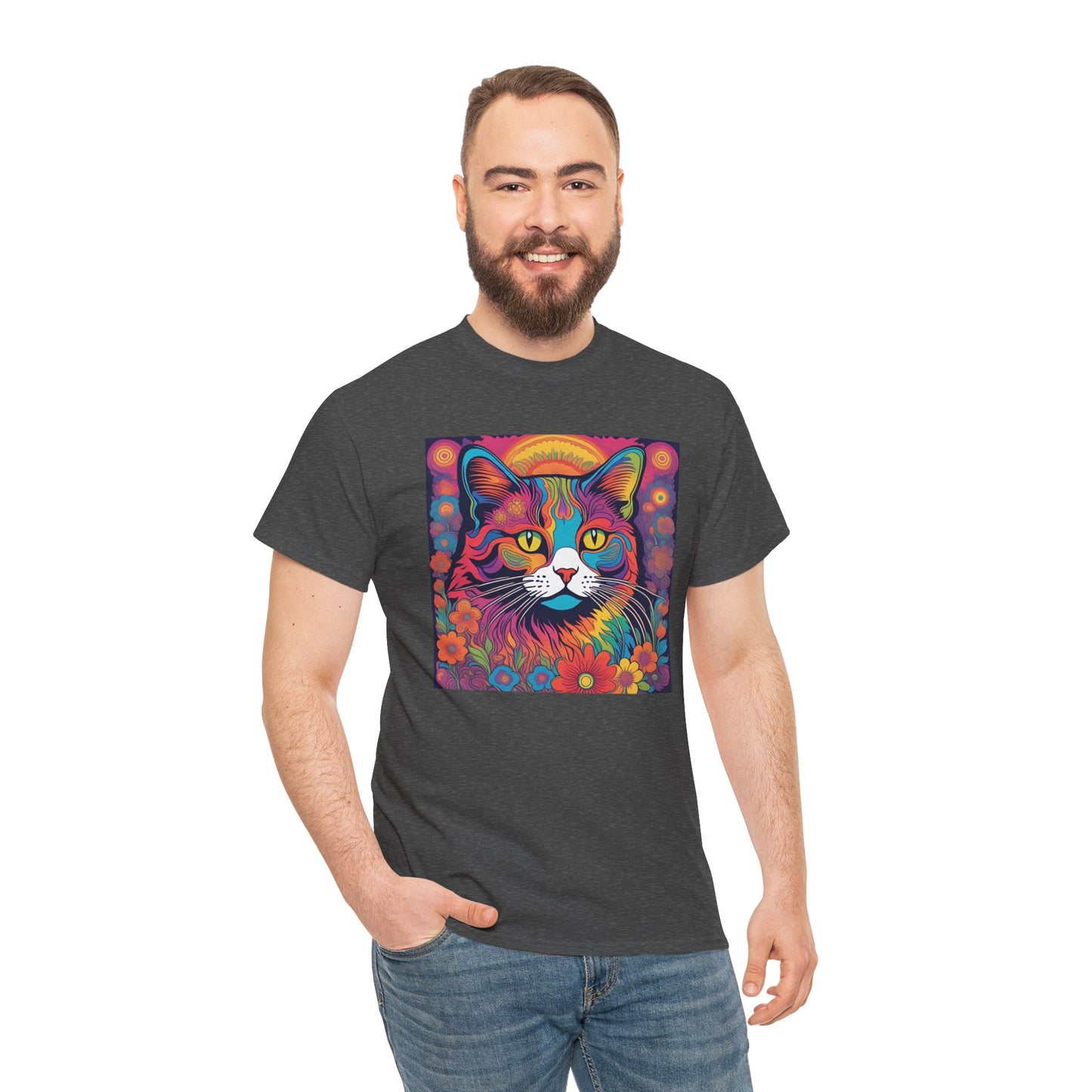 Psychedelic Cat T-shirt