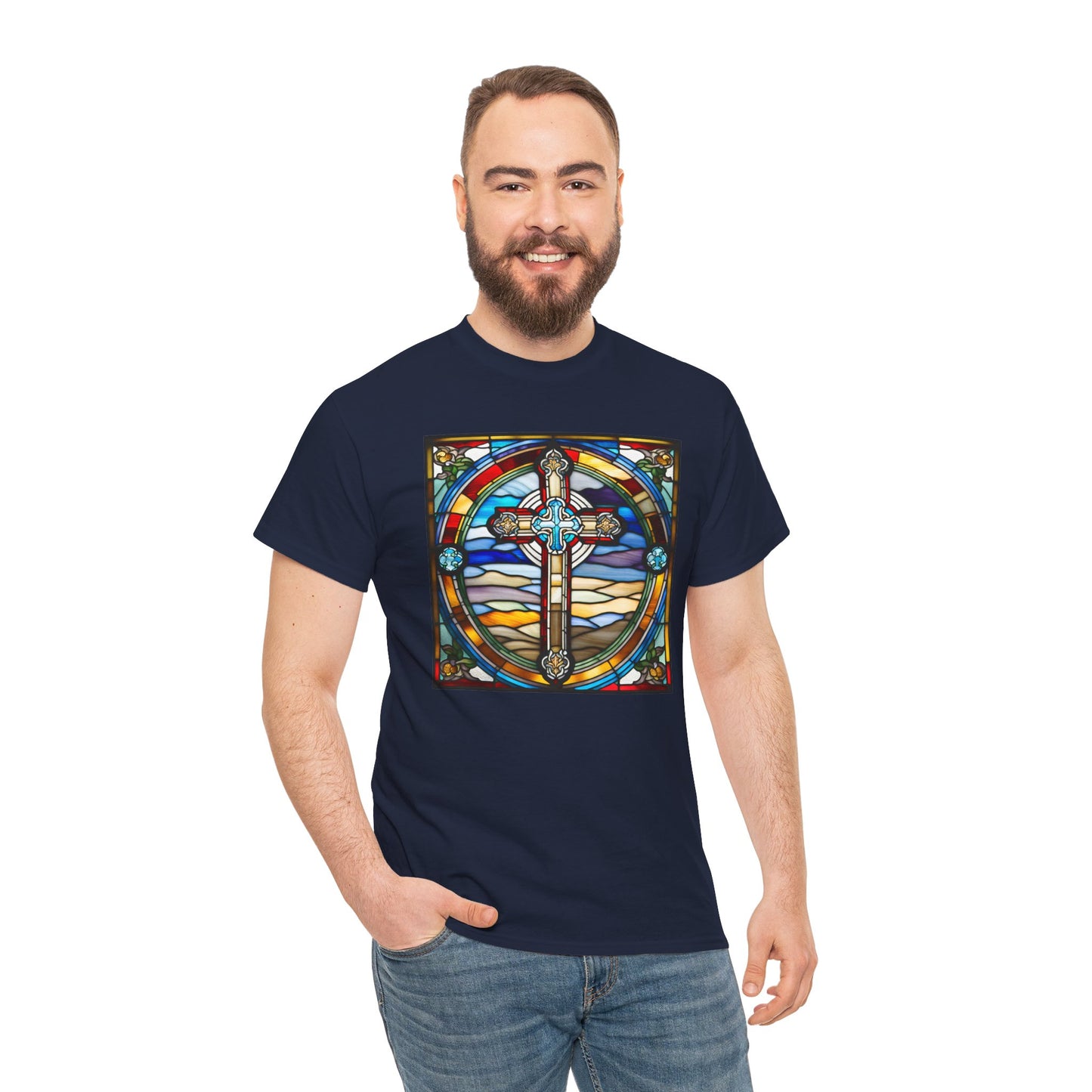 Cross Stained Glass T-shirt