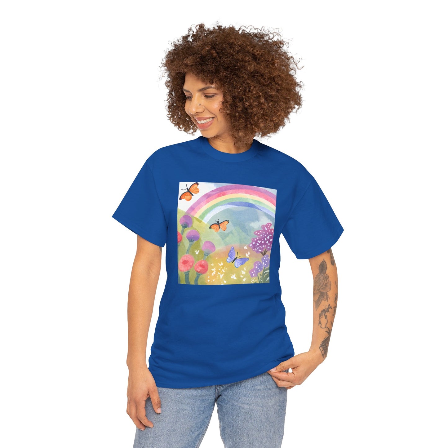 Butterflies in Garden v2 T-shirt