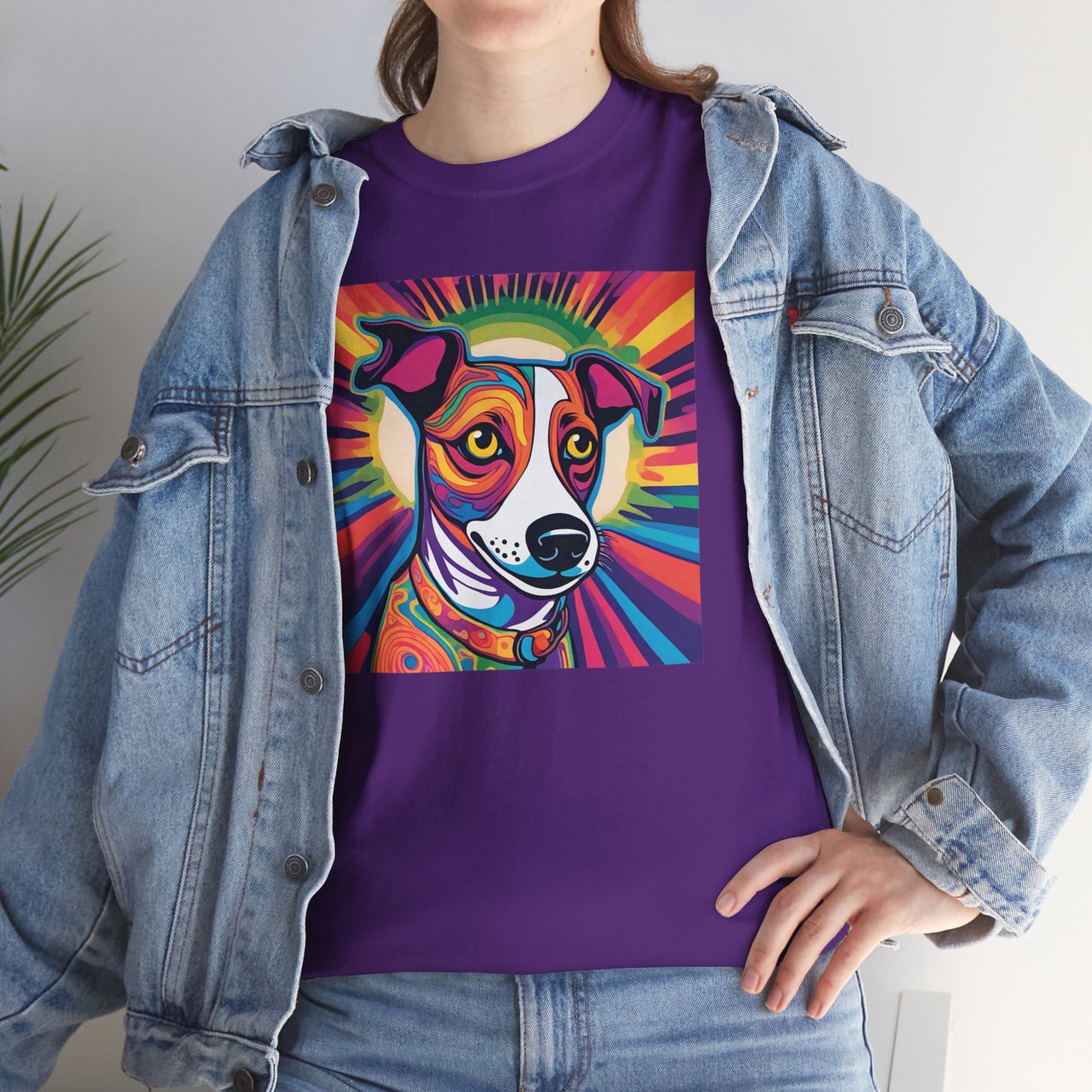 Psychedelic Jack Russell T-shirt