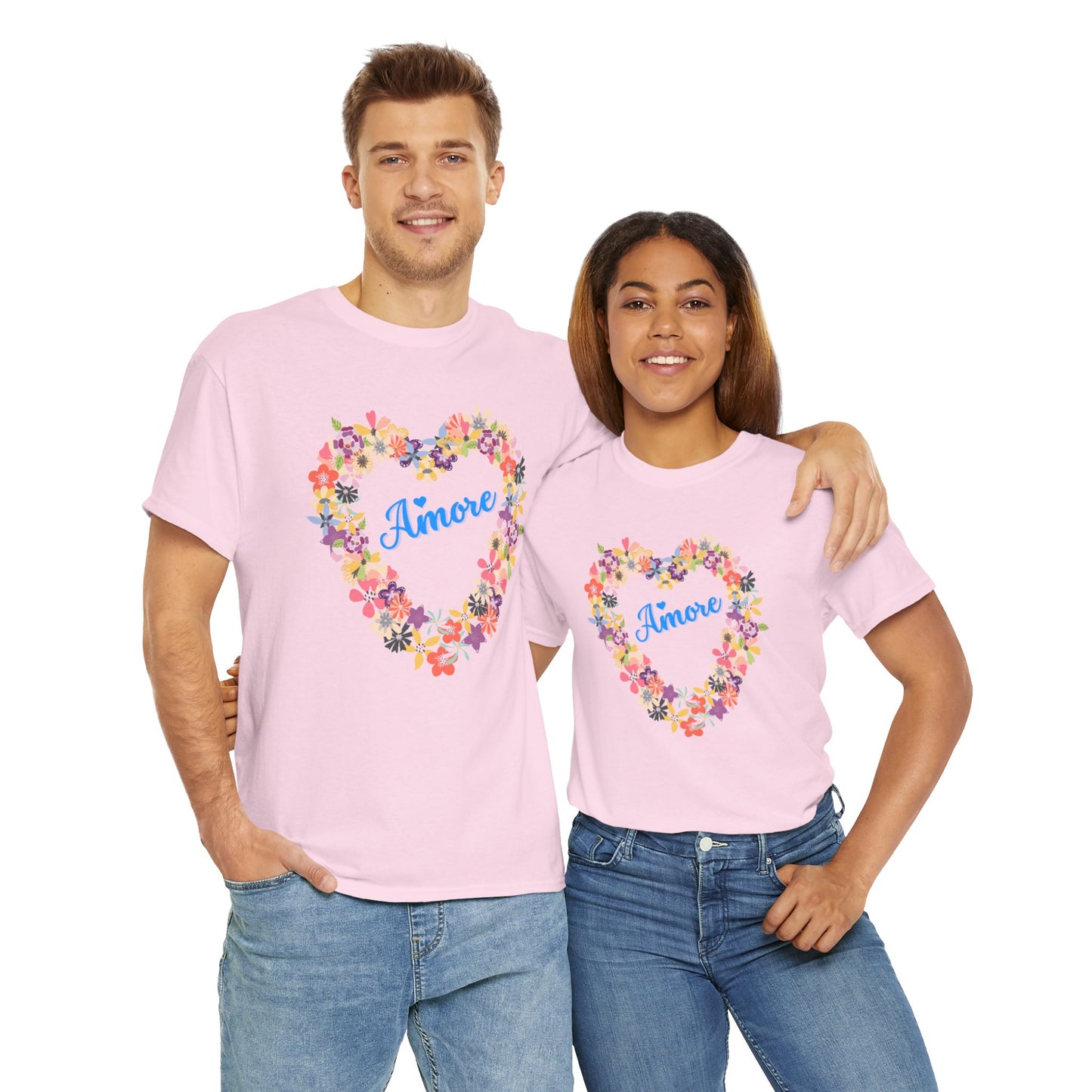 Amore with Flower Heart T-shirt