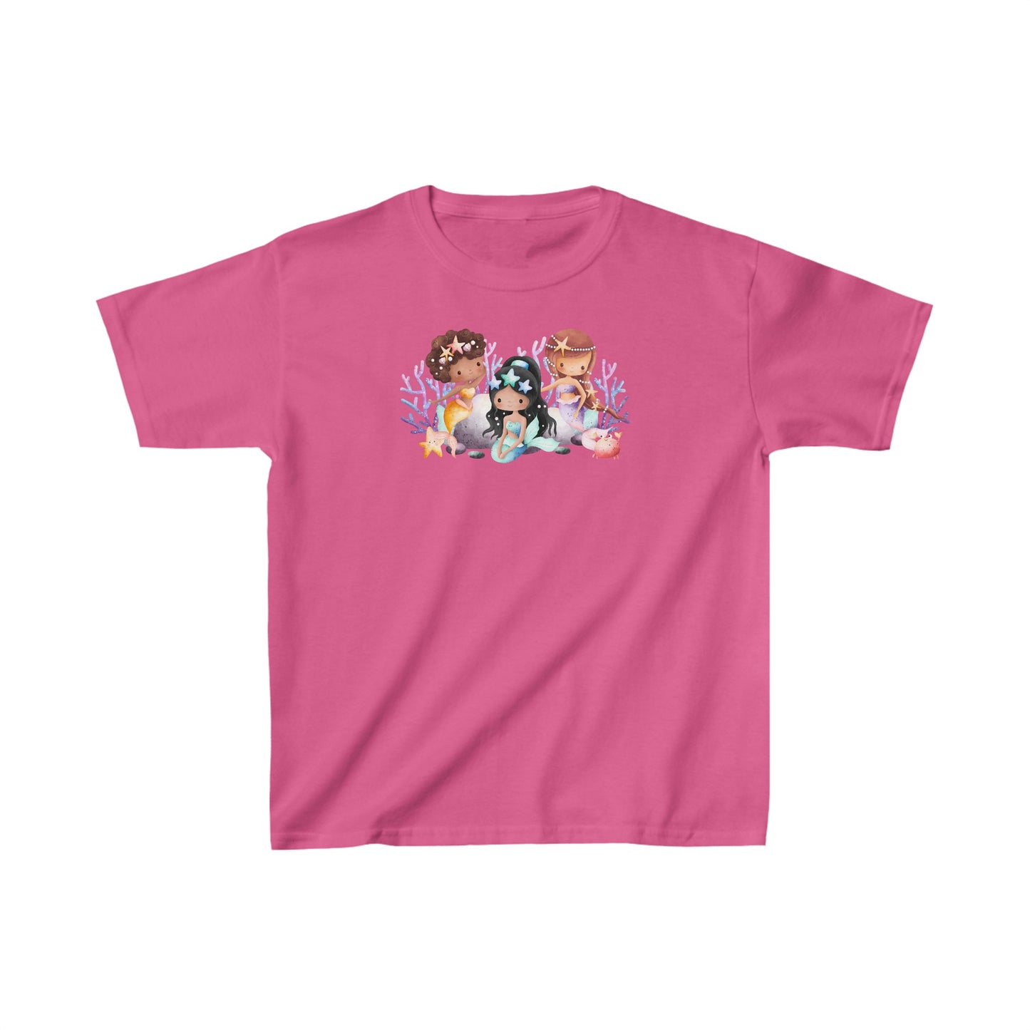 Mermaids - Jenny, Sandy & Terry - Kids Heavy Cotton™ Tee