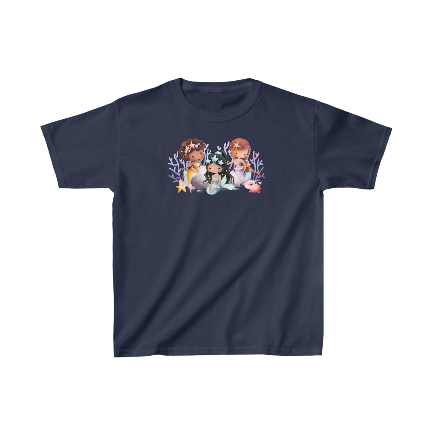 Mermaids - Jenny, Sandy & Terry - Kids Heavy Cotton™ Tee