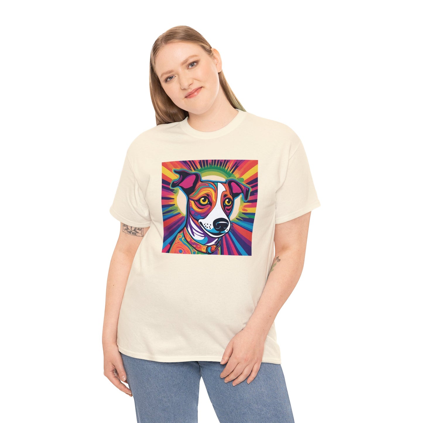 Psychedelic Jack Russell T-shirt