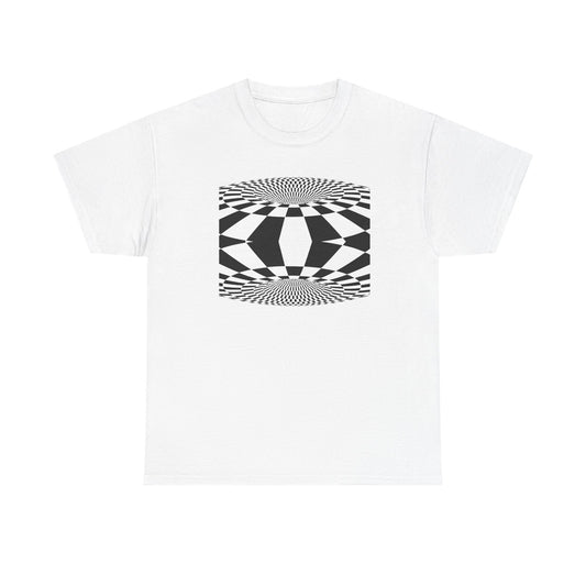 Checkerboard Wheel Illusion T-shirt