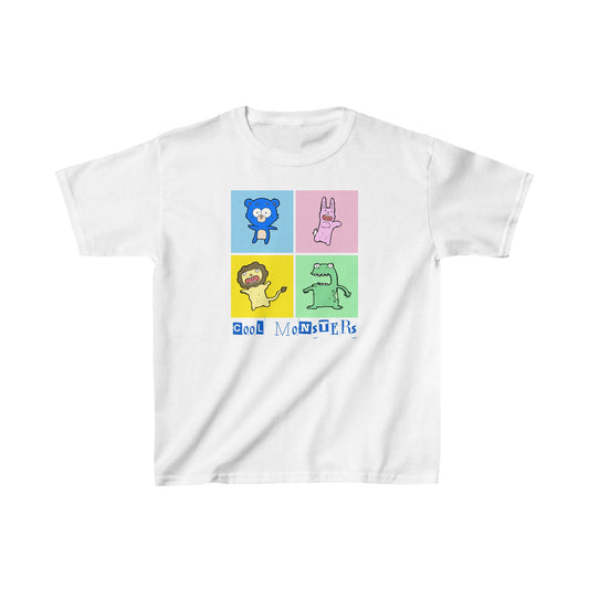 Cool Monsters 1 - Kids Heavy Cotton™ Tee