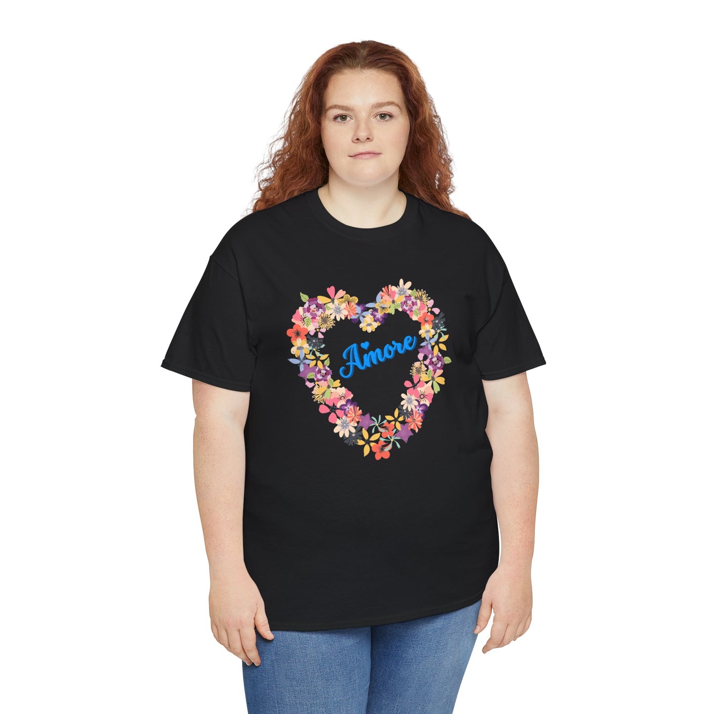 Amore with Flower Heart T-shirt