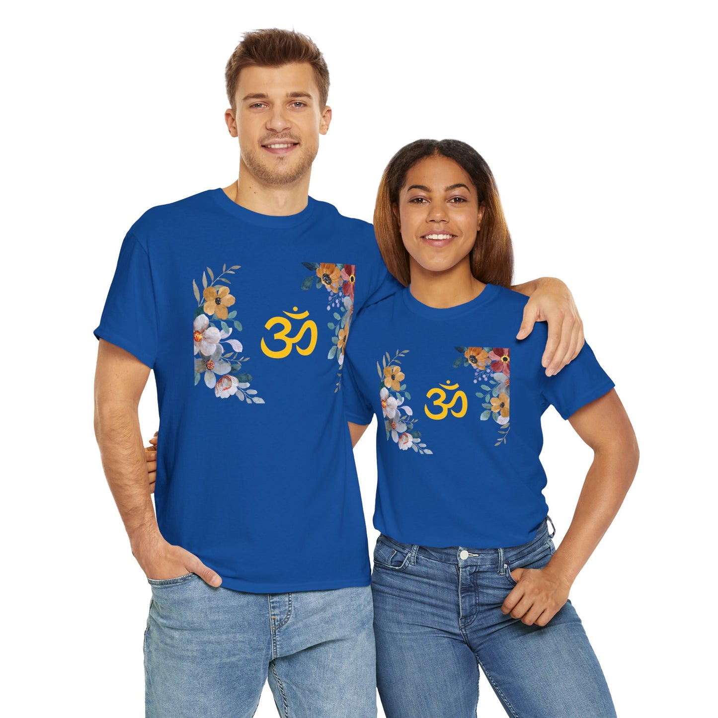 Om (with flowers) T-shirt