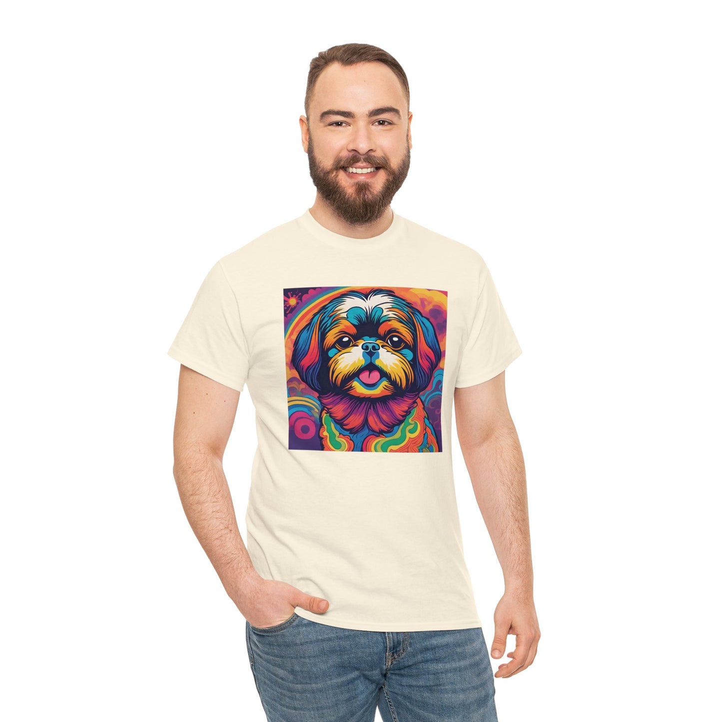 Psychedelic Shih Tzu T-shirt