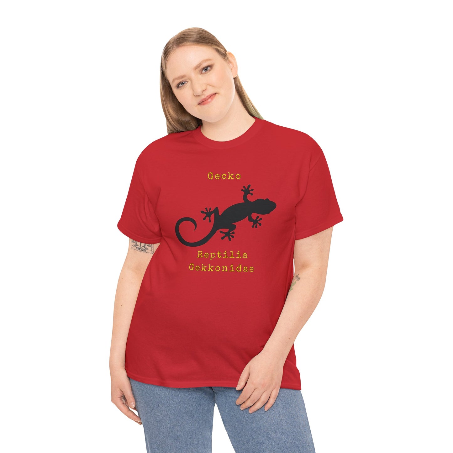 Gecko with Scientific Names T-shirt