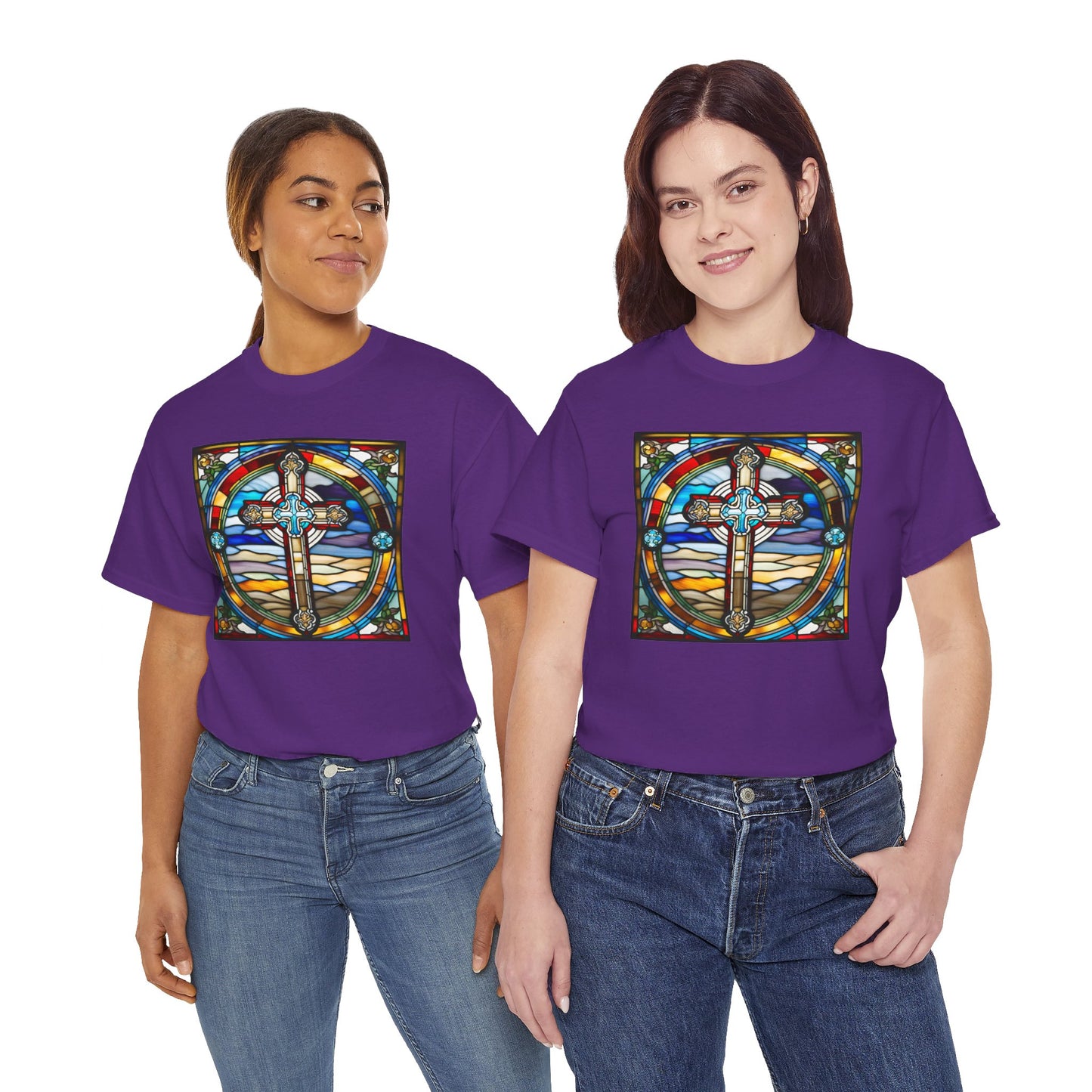 Cross Stained Glass T-shirt