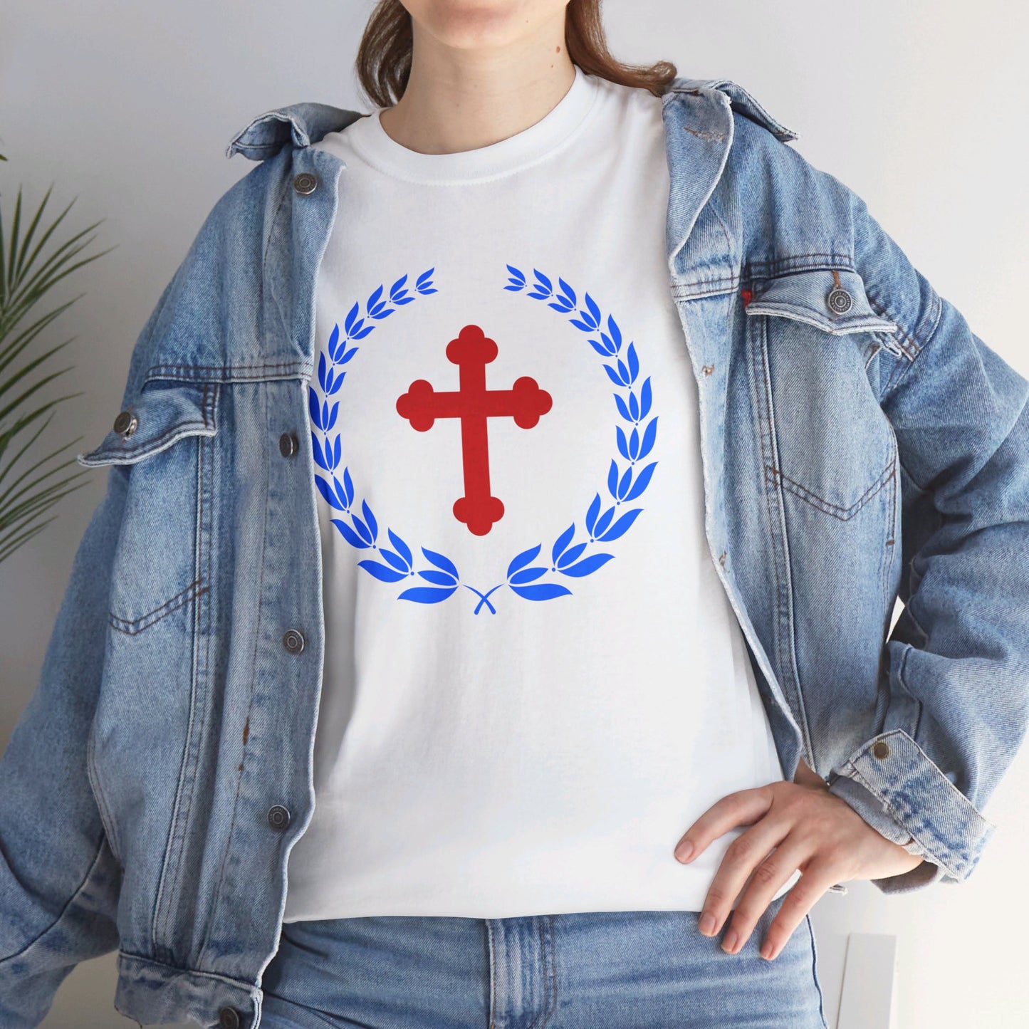 Cross in Laurel Wreath T-shirt