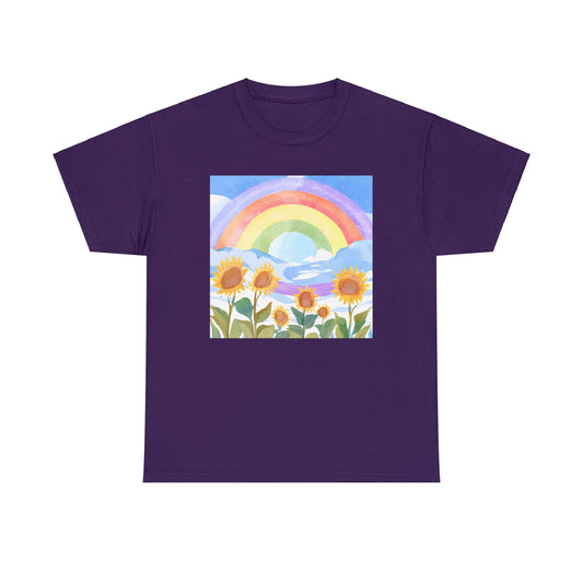 Sunflowers & Rainbow v1 T-shirt