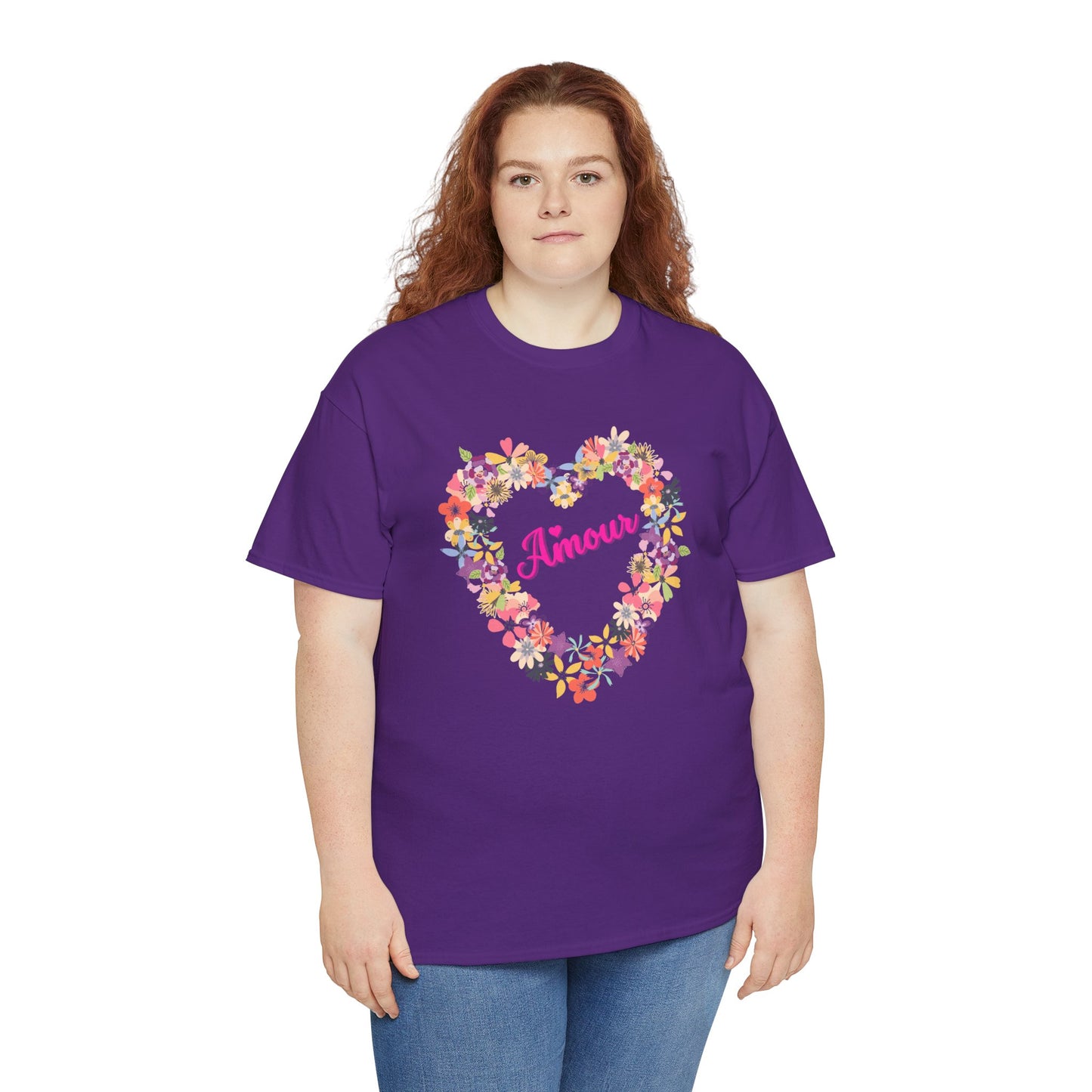 Amour with Flower Heart T-shirt