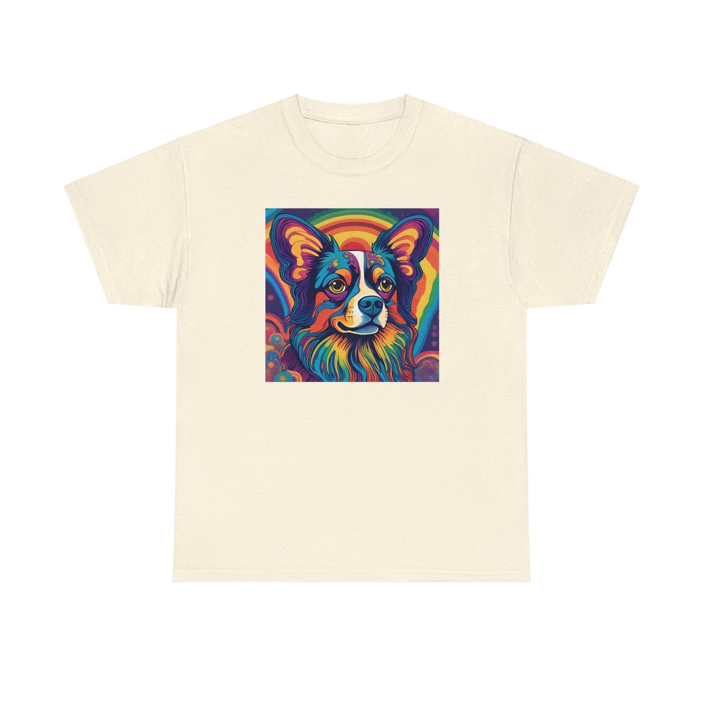 Psychedelic Papillon (AKA Continental Toy Spaniel) T-shirt