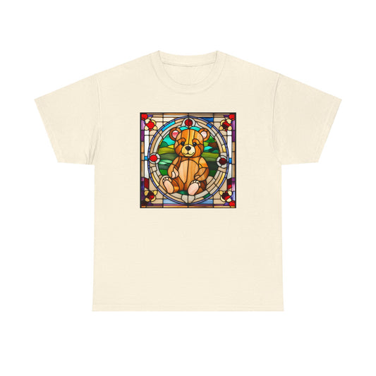 Teddy Bear Stained Glass T-shirt