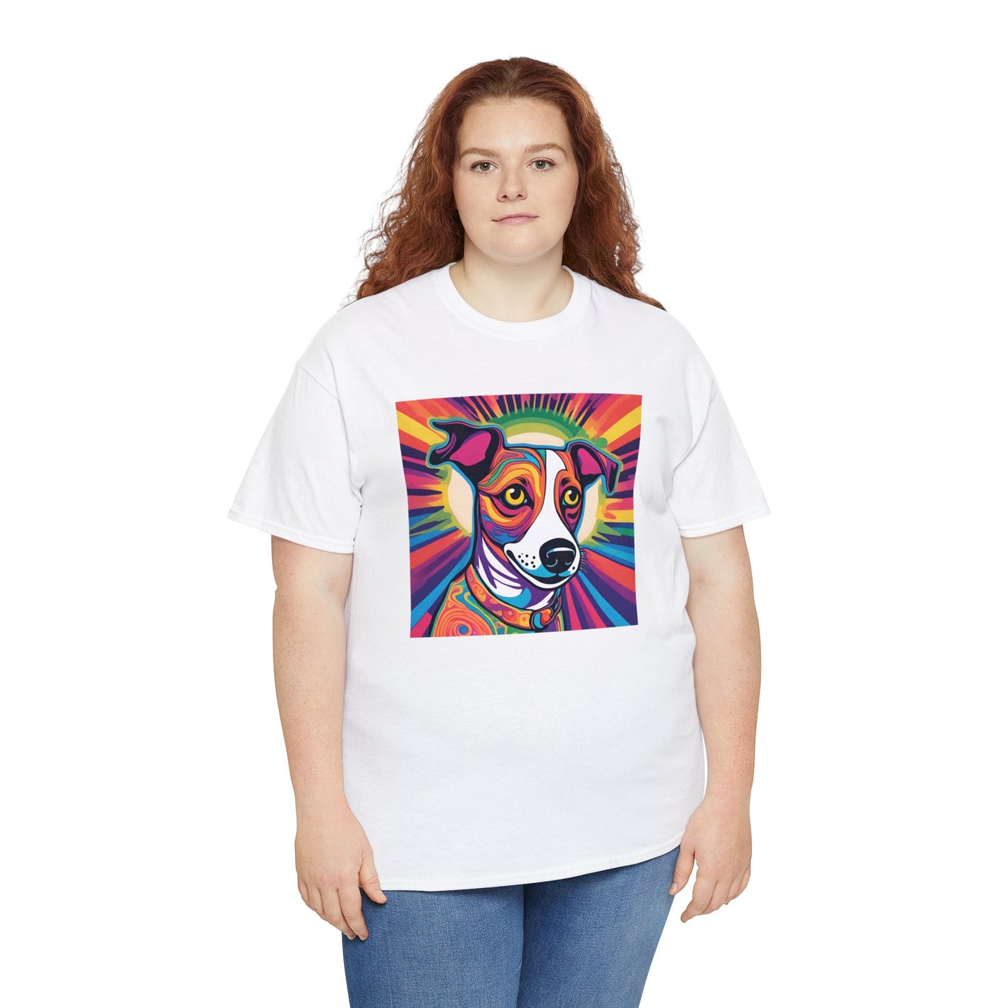 Psychedelic Jack Russell T-shirt