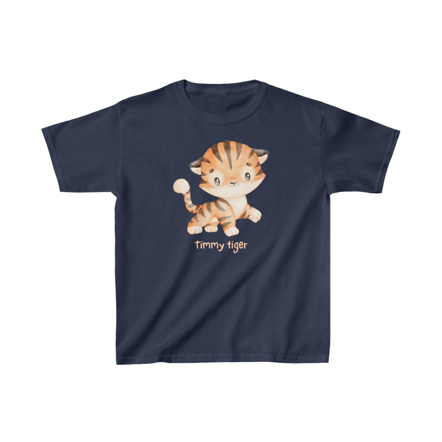 Adorable Timmy Tiger Solo - Kids Heavy Cotton™ Tee