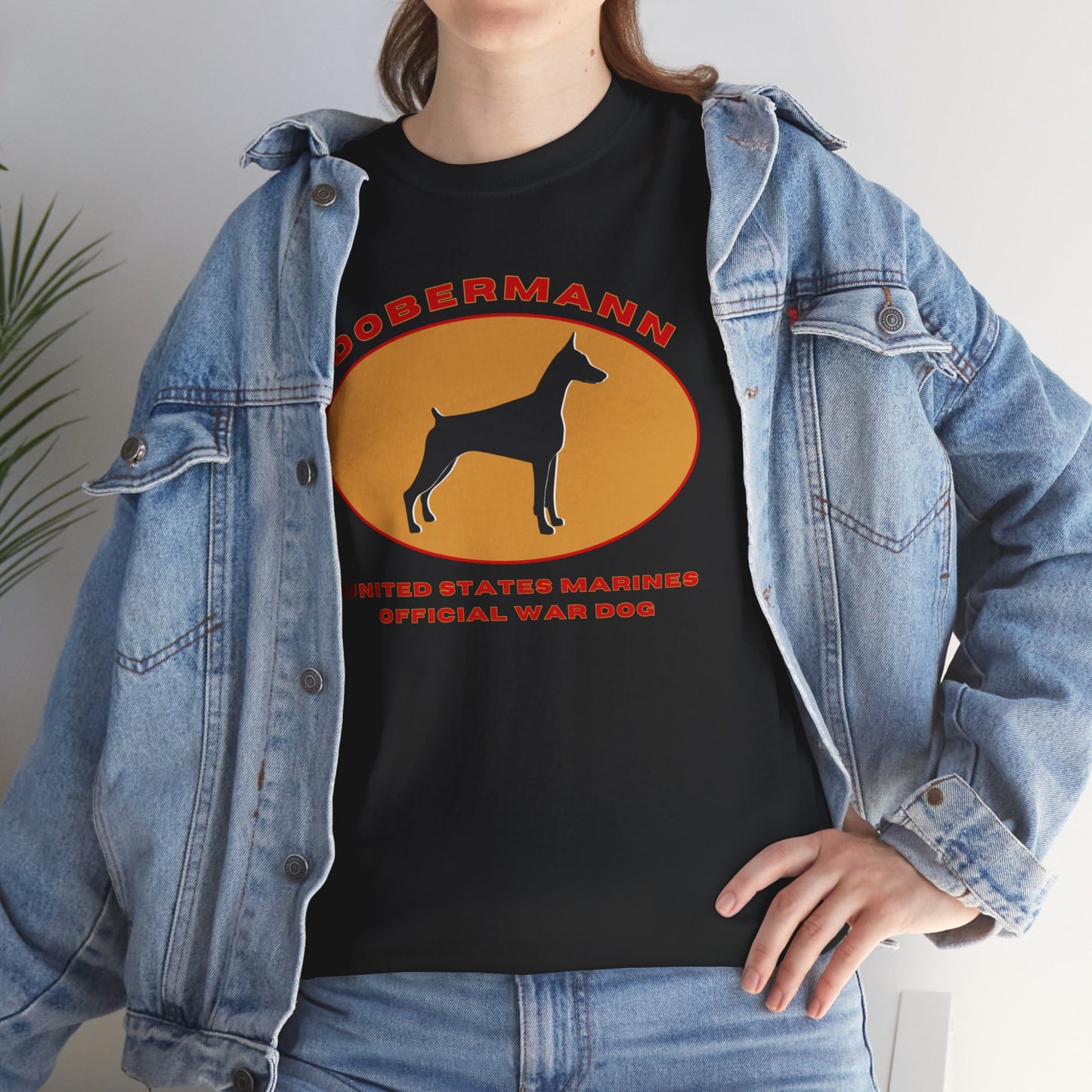 Dobermann - USMC Official War Dog - T-shirt