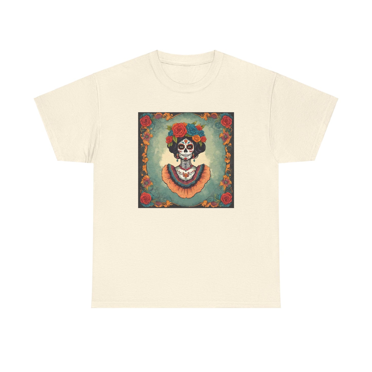 Day of the Dead - Antique La Calavera Catrina (the Elegant Skull) v2 T-shirt