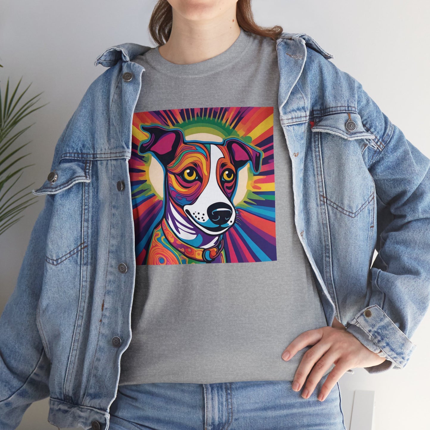 Psychedelic Jack Russell T-shirt