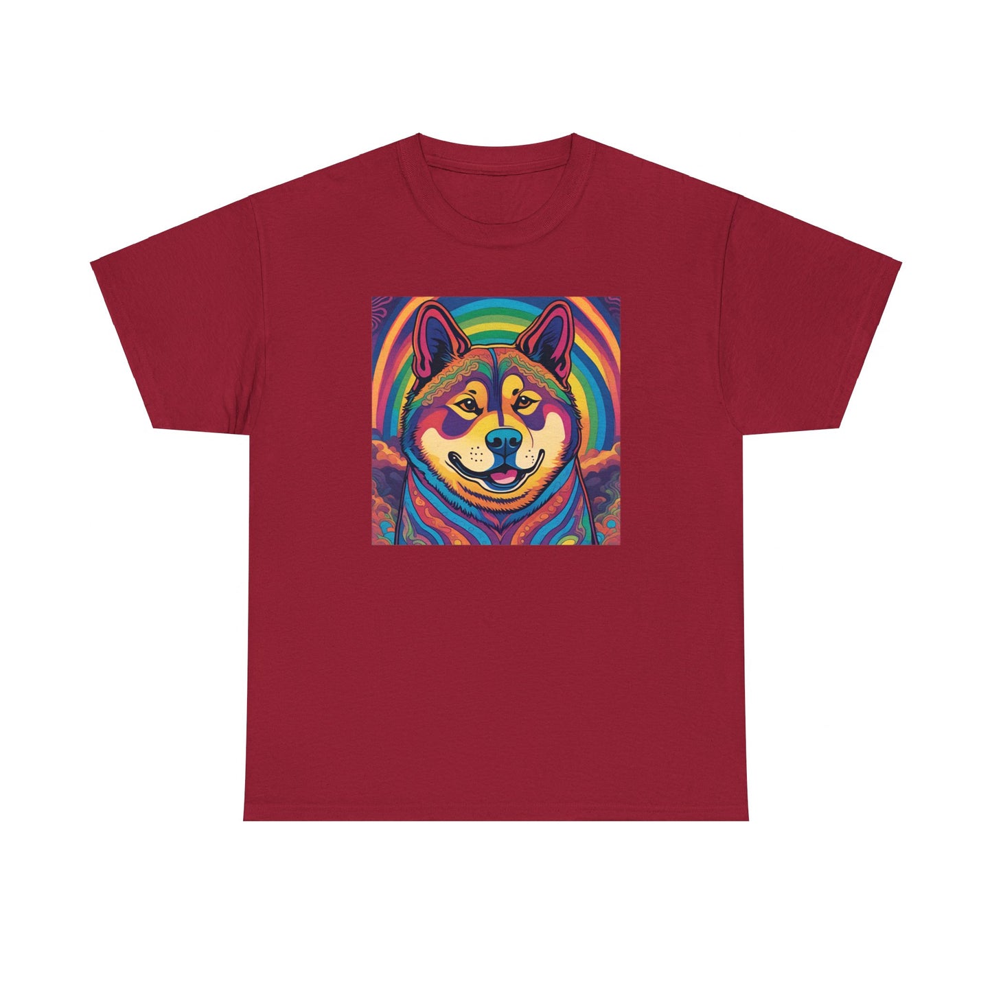 Psychedelic Akita T-shirt