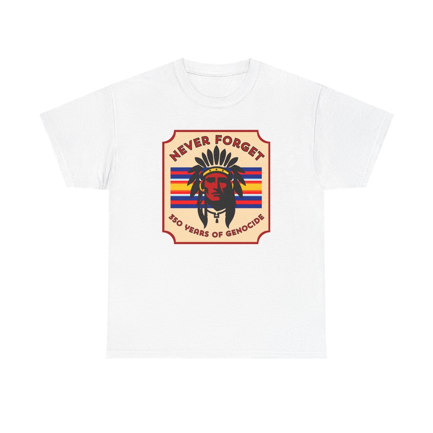 Never Forget - 350 Years of Genocide T-shirt