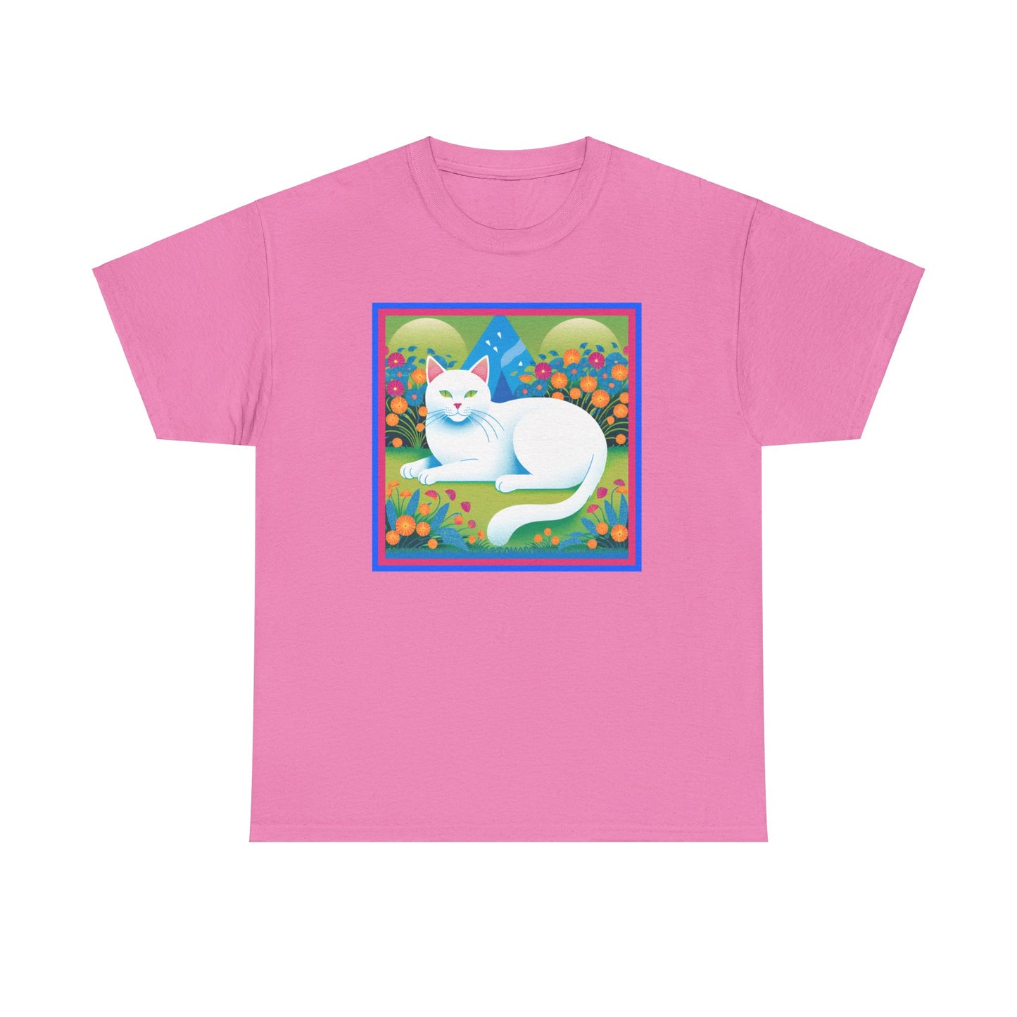 White Cat Retro v2 T-shirt