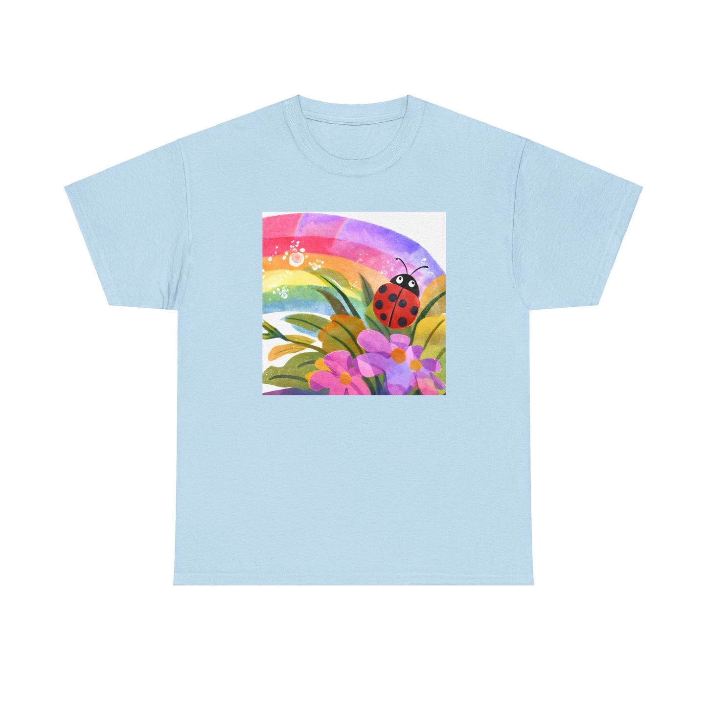 Ladybug in Garden v3 T-shirt