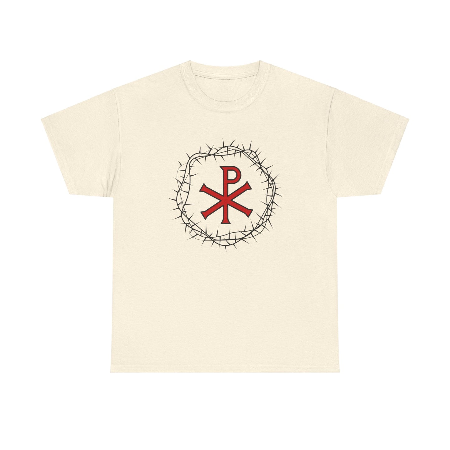 Crown of Thorns and Chi Rho T-shirt