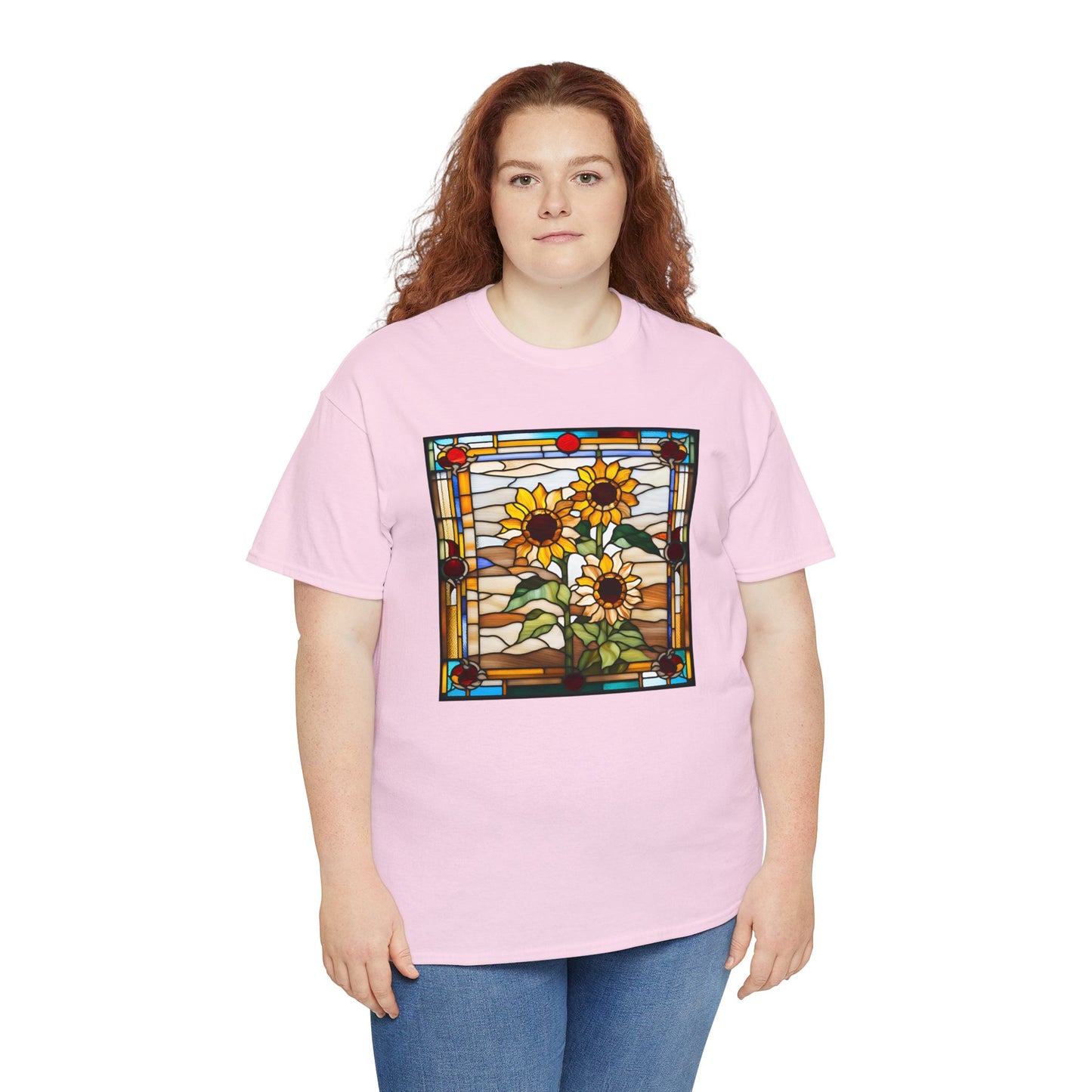 Sunflowers Stained Glass T-shirt